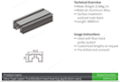OPK PERFECT FG Single Pocket Door (Motorized) Lower bearing new upper track