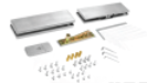 360° rotation Hydraulic Patch for Glass Door • Free rotate inside or outside Equal opening on both s