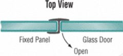 GPI H-JAMB 180 DEGREE FOR 1/2” GLASS-95”