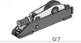 OPK PERFECT FG 3 TELESCOPIC  DOOR (Motorized) Bottom roller (Standard)