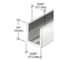 3/8” GLASS DEEP U-CHANNEL-95”