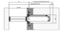 OPK PERFECT FG Single Pocket Door (Motorized)Adapt to the door opening size 1.2 ~ 3.5 meters