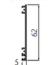 OPK PERFECT FG Single Pocket Door (Motorized) Front Track cover for surface mounting