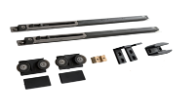 Shower Room Soft Closing Sliding Door - KITS SET  for one Slider ①Track block 2pcs ②Damper 2pcs ③Wall