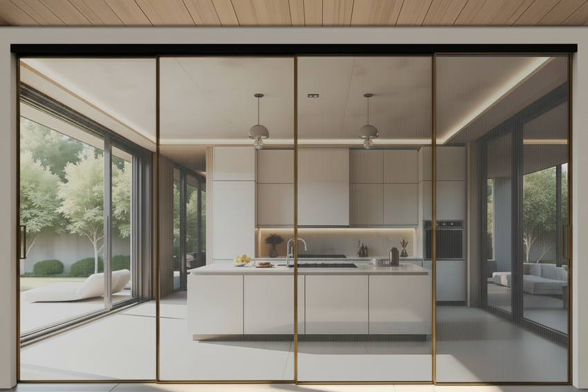 Slim Frame Telescopic Sliding System (1+3)