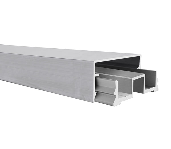 Aluminium Top Rail R6.0741.500 (Length=5000) -Black