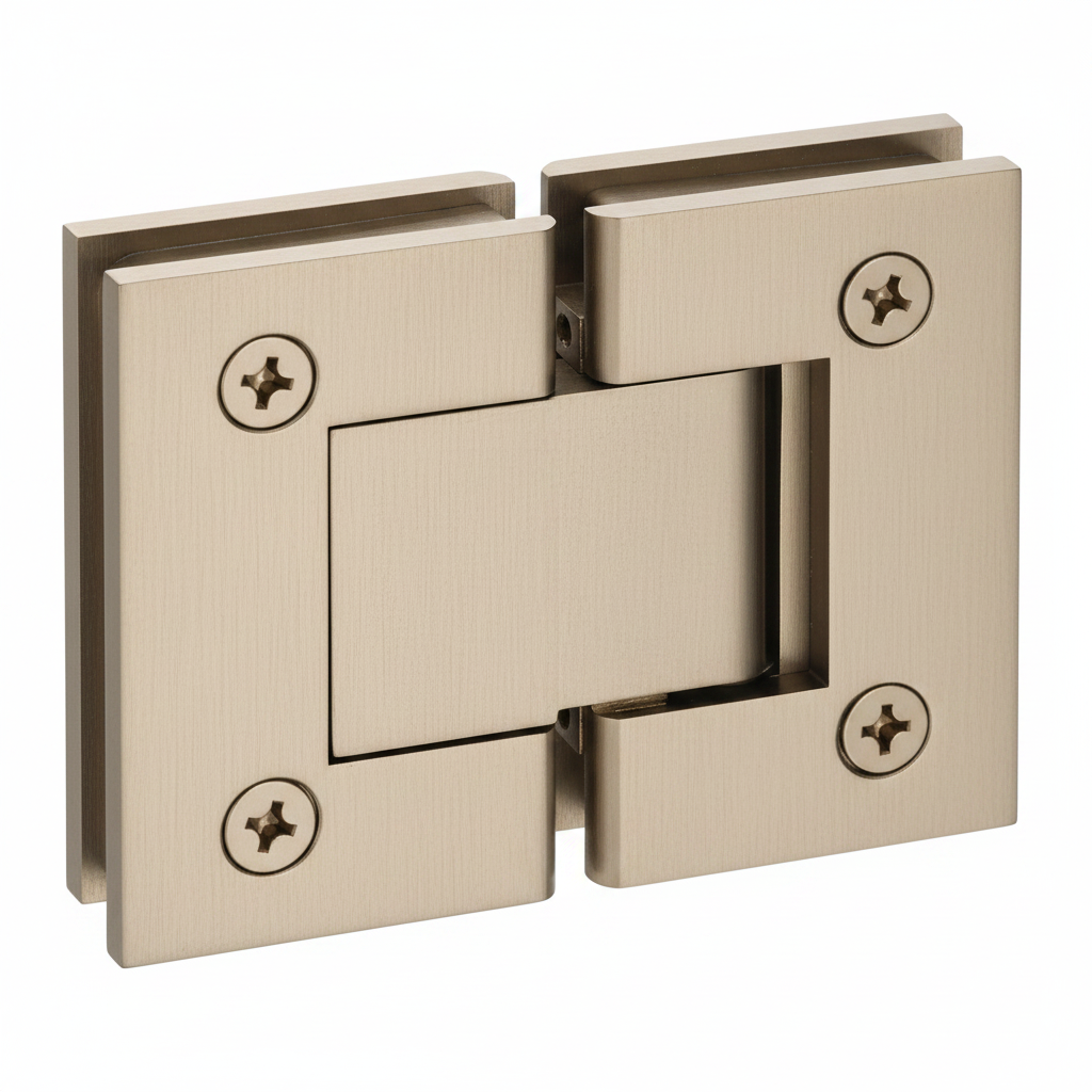 GPI EDGE SERIES GLASS-TO-GLASS 180 DEEGRE HINGE