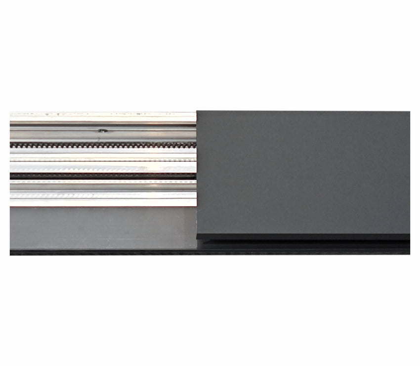 Track with Cover Plate 3.00 Meters Matte Black