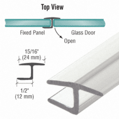 GPI H-JAMB 180 DEGREE FOR 3/8” GLASS-95”