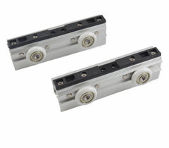 Soft Closing Sliding Door System- Partition Door 1) Door wheel clamp×2 (max door weight 110kg) 2) H