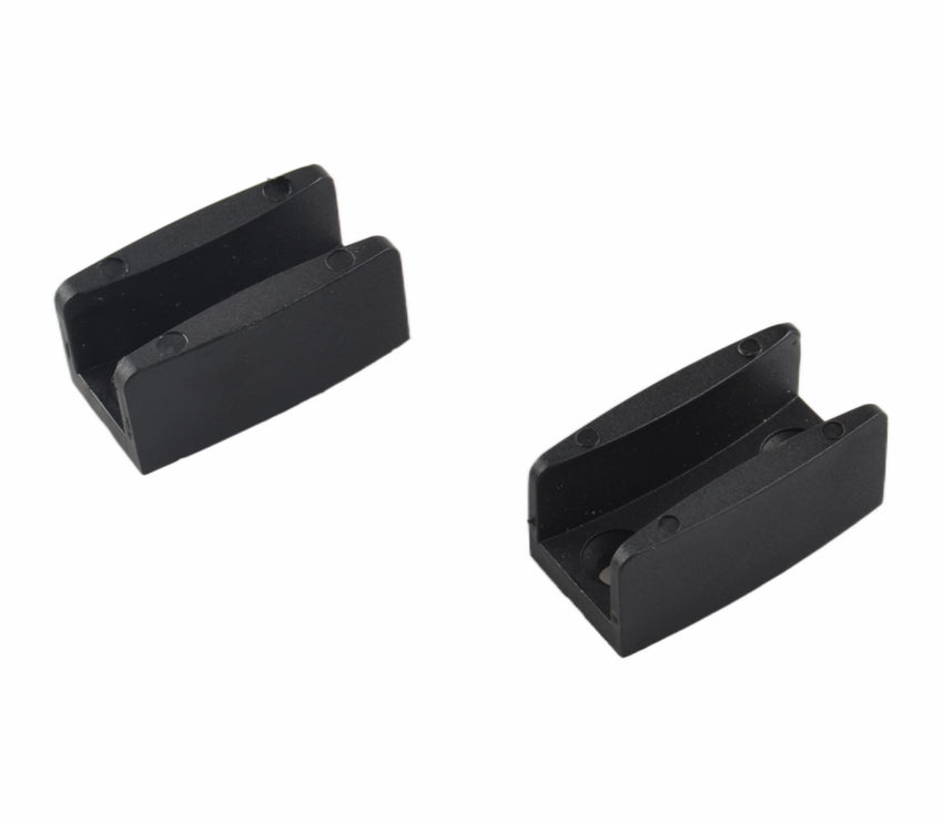 Soft Closing Sliding Door System- Partition Door 1) Door wheel clamp×2 (max door weight 110kg) 2) H