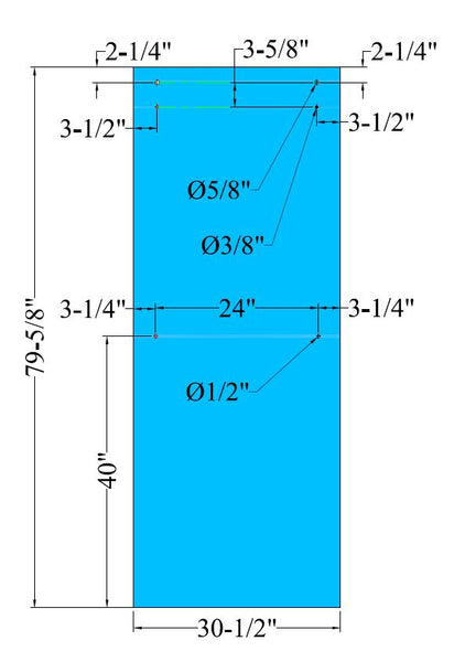 Soft close system for shower 3/8" Clear Tempered Glass 60x80