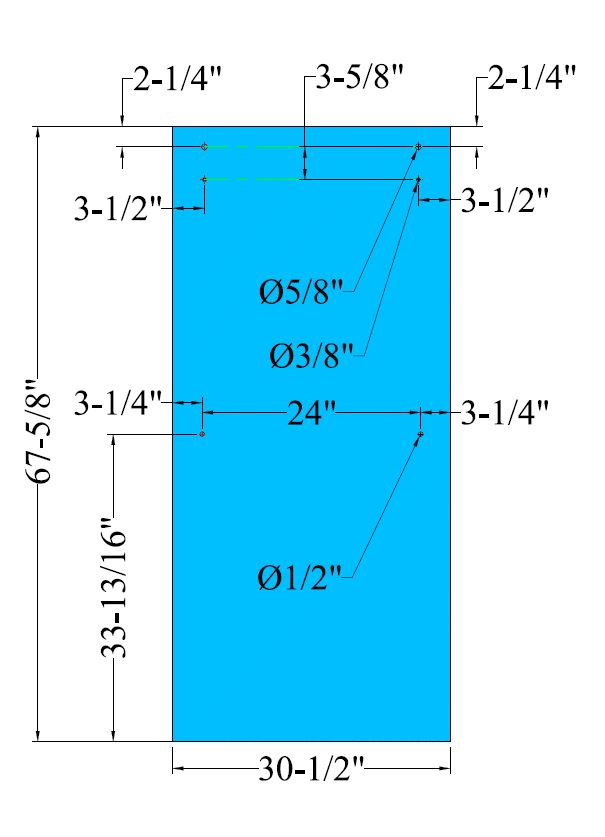 Soft close system for shower 3/8" Clear Tempered Glass 60x68