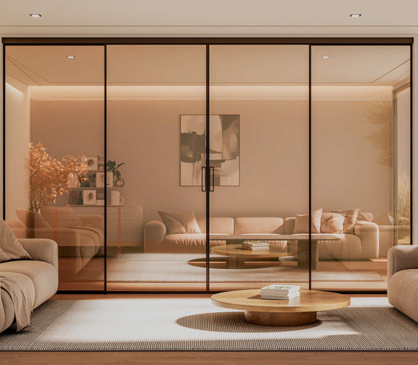 Slim Frame Synchronised Sliding System (2+2)