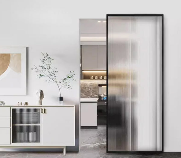 "Invisible Door - Hardware Kits with Frame - Framed Size 2600mm*1200mm(Customizable) - For 8mm thick