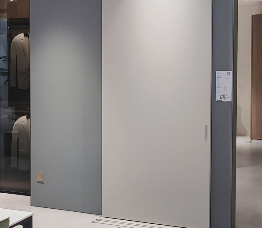 "Invisible Door - Hardware Kits with Frame - Framed Size 2600mm*1200mm(Customizable) - For 8mm thick