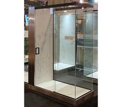 Shower Room Soft Closing Sliding Door System- One Slider ①2meter Track 1 ②Track block 2pcs ③Damper