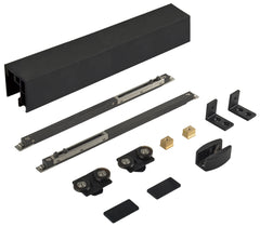 Shower Room Soft Closing Sliding Door - KITS SET  for one Slider ①Track block 2pcs ②Damper 2pcs ③Wall