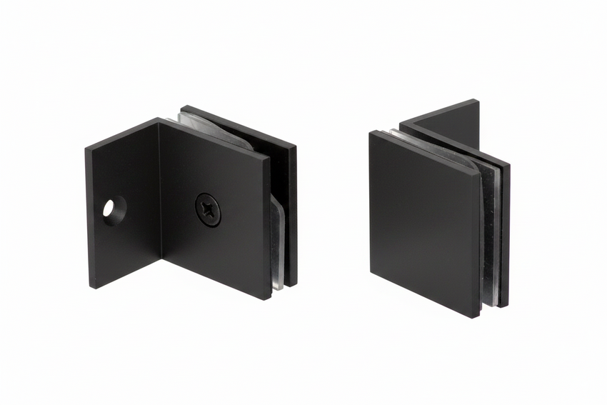 GPI SQUARE STYLE OFFSET GLASS-TO-WALL 90 DEGREE CLAMP