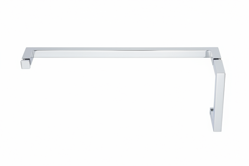 GPI SQUARE STYLE PULL & TOWEL BAR COMBO -8”X18”
