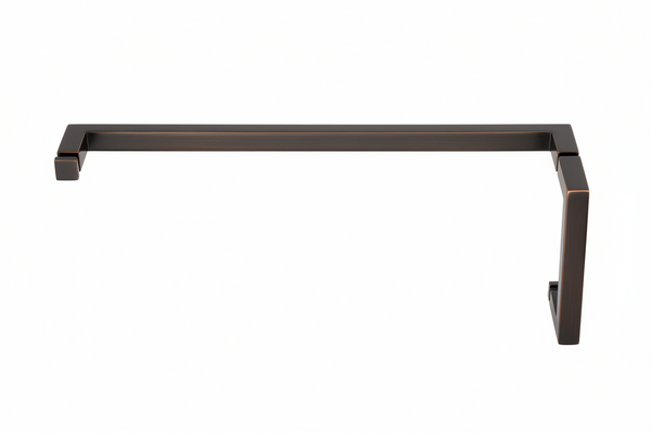 GPI SQUARE STYLE PULL & TOWEL BAR COMBO -8”X18”