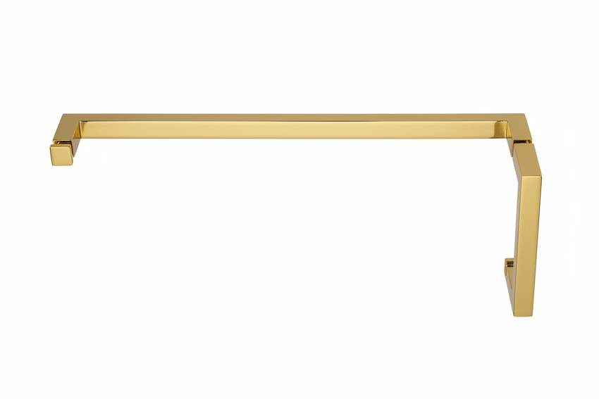 GPI SQUARE STYLE PULL & TOWEL BAR COMBO -8”X18”