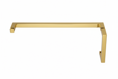 GPI SQUARE STYLE PULL & TOWEL BAR COMBO -8”X18”