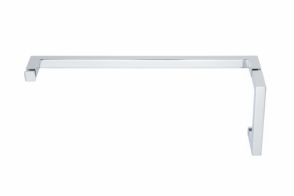 GPI SQUARE STYLE PULL & TOWEL BAR COMBO -8”X18”