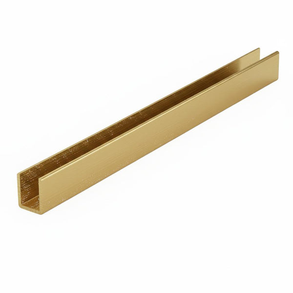 3/8” GLASS DEEP U-CHANNEL-95”