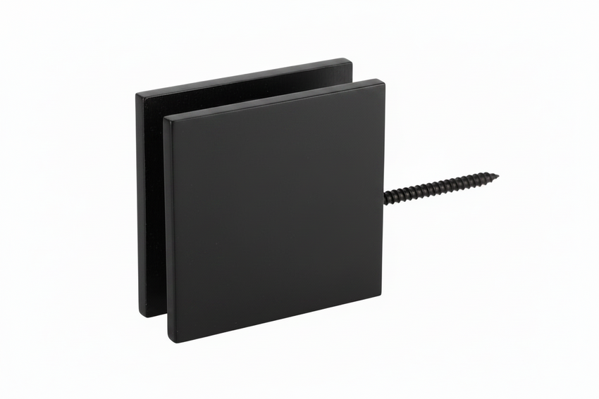 GPI SQUARE STYLE MOVABLE TRANSOM GLASS-TO-WALL CLAMP