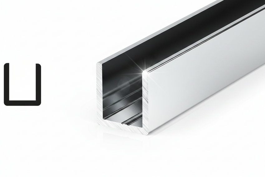 1/2” GLASS DEEP U-CHANNEL-95”