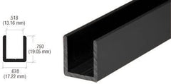 1/2” GLASS DEEP U-CHANNEL-144”