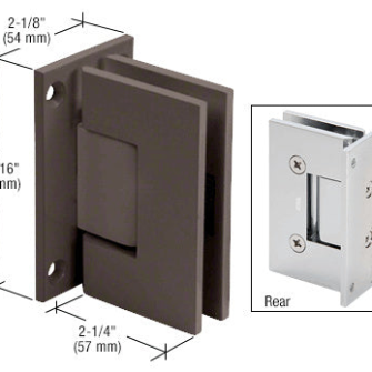 GPI HULK SERIES FULL BACK PLATE WALL MOUNT HINGE