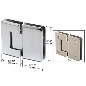 GPI LUXE SERIES GLASS-TO-GLASS 180 DEEGRE HINGE