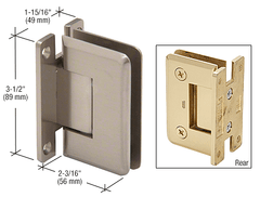 GPI  LUXE SERIES H BACK PLATE WALL MOUNT HINGE
