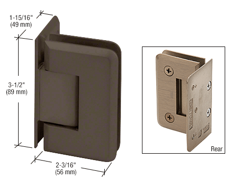 GPI LUXE SERIES OFFSET BACK PLATE WALL MOUNT HINGE