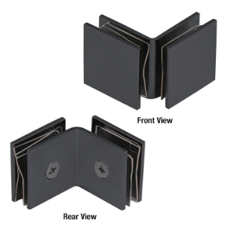GPI SQUARE STYLE OPEN FACE GLASS-TO-GLASS 90 DEGREE CLAMP