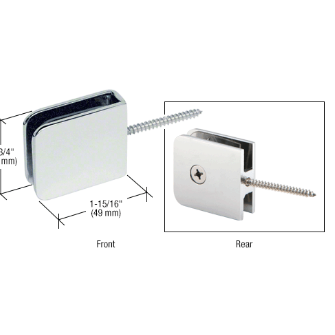 GPI TRADITIONAL STYLE MOVABLE TRANSOM GLASS-TO-WALL CLAMP